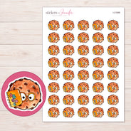 I-21068 planner sticker sheet with enlarged sticker detail