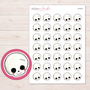 I-21079 planner sticker sheet with enlarged sticker detail