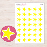 I-21087 planner sticker sheet with enlarged sticker detail