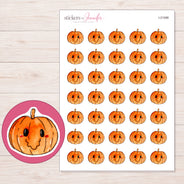I-21088 planner sticker sheet with enlarged sticker detail