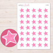 I-21090 planner sticker sheet with enlarged sticker detail