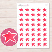 I-21093 planner sticker sheet with enlarged sticker detail
