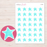 I-21096 planner sticker sheet with enlarged sticker detail