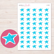I-21099 planner sticker sheet with enlarged sticker detail