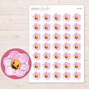 I-21100 planner sticker sheet with enlarged sticker detail
