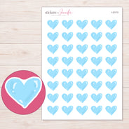 I-21113 planner sticker sheet with enlarged sticker detail