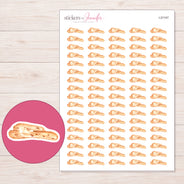 I-21147 planner sticker sheet with enlarged sticker detail