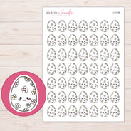 I-21148 planner sticker sheet with enlarged sticker detail