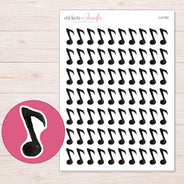 I-21153 planner sticker sheet with enlarged sticker detail