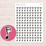 I-21159 planner sticker sheet with enlarged sticker detail