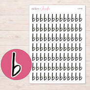 I-21162 planner sticker sheet with enlarged sticker detail