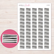 I-21168 planner sticker sheet with enlarged sticker detail