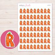 I-21172 planner sticker sheet with enlarged sticker detail
