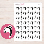 I-21174 planner sticker sheet with enlarged sticker detail