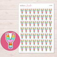 I-21187 planner sticker sheet with enlarged sticker detail