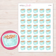 I-21188 planner sticker sheet with enlarged sticker detail