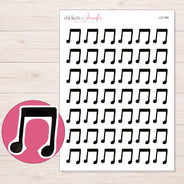I-21189 planner sticker sheet with enlarged sticker detail