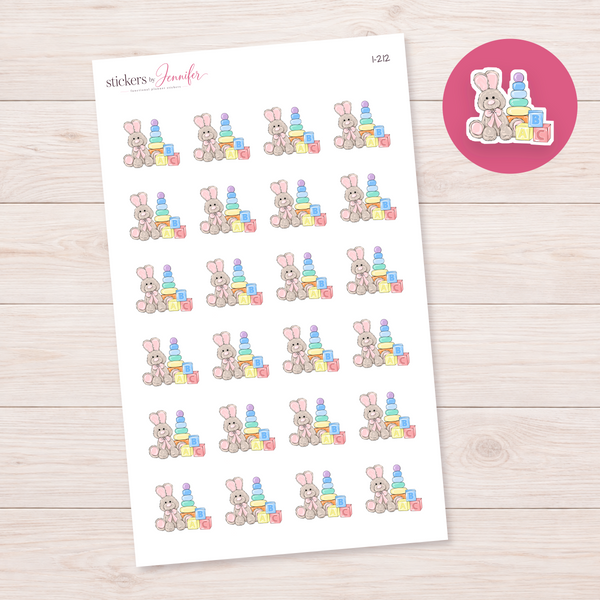 Baby Playtime Toys Planner Stickers | I-212