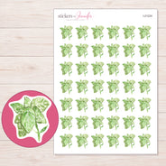 I-21224 planner sticker sheet with enlarged sticker detail