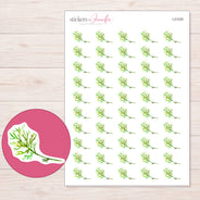 I-21230 planner sticker sheet with enlarged sticker detail
