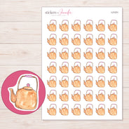 I-21231 planner sticker sheet with enlarged sticker detail