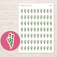 I-21248 planner sticker sheet with enlarged sticker detail