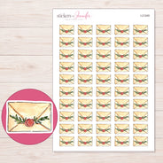 I-21249 planner sticker sheet with enlarged sticker detail