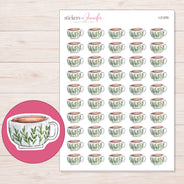 I-21255 planner sticker sheet with enlarged sticker detail