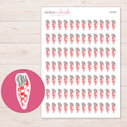 I-21257 planner sticker sheet with enlarged sticker detail