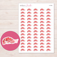 I-21284 planner sticker sheet with enlarged sticker detail