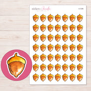 I-21286 planner sticker sheet with enlarged sticker detail