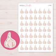 I-21290 planner sticker sheet with enlarged sticker detail
