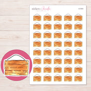 I-21291 planner sticker sheet with enlarged sticker detail