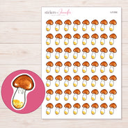 I-21292 planner sticker sheet with enlarged sticker detail