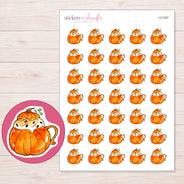 I-21307 planner sticker sheet with enlarged sticker detail