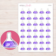 I-21312 planner sticker sheet with enlarged sticker detail