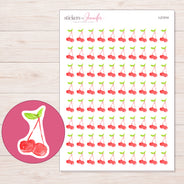 I-21314 planner sticker sheet with enlarged sticker detail