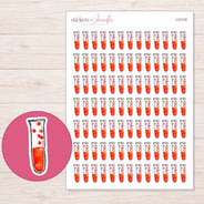 I-21318 planner sticker sheet with enlarged sticker detail