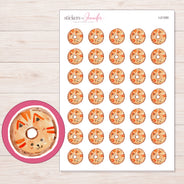 I-21350 planner sticker sheet with enlarged sticker detail