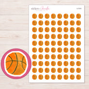 I-21351 planner sticker sheet with enlarged sticker detail