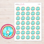 I-21356 planner sticker sheet with enlarged sticker detail