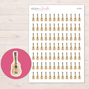 I-21375 planner sticker sheet with enlarged sticker detail
