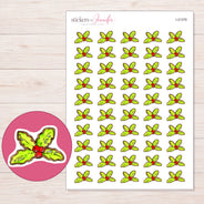 I-21376 planner sticker sheet with enlarged sticker detail