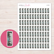 I-21381 planner sticker sheet with enlarged sticker detail