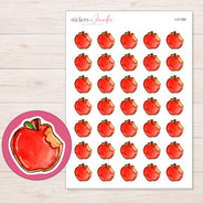 I-21386 planner sticker sheet with enlarged sticker detail
