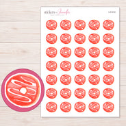 I-21412 planner sticker sheet with enlarged sticker detail