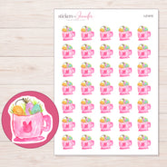 I-21415 planner sticker sheet with enlarged sticker detail