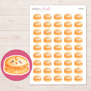 I-21418 planner sticker sheet with enlarged sticker detail
