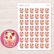 I-21425 planner sticker sheet with enlarged sticker detail