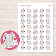I-21438 planner sticker sheet with enlarged sticker detail